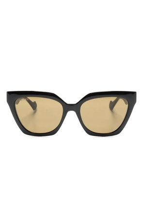 Gucci Eyewear cat-eye clip-on sunglasses - Black