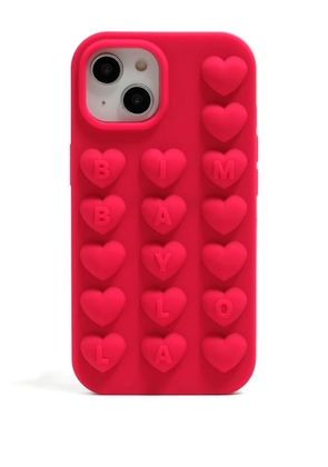 Bimba y Lola heart-embellished iPhone 15 case - Red
