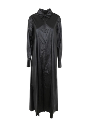 Maria Calderara buttoned shirt dress - Black
