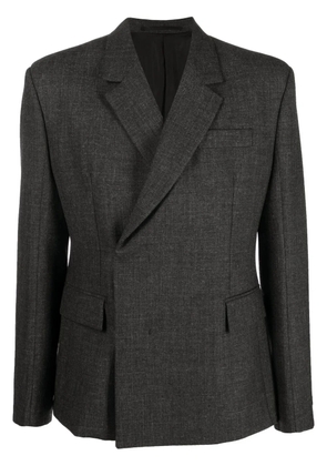 Prada double-breasted tailored blazer - Grey