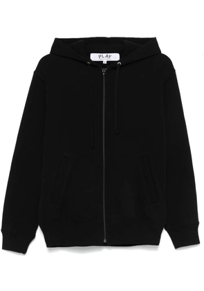 Comme Des Garçons Play signature heart-patch hoodie - Black