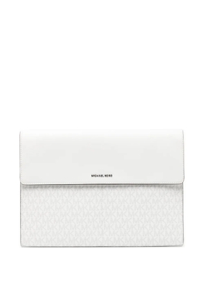 Michael Kors signature-logo laptop bag - Neutrals