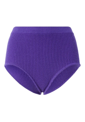 PINKO ribbed shorts - Purple