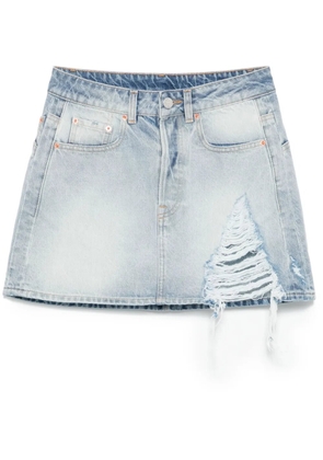 VETEMENTS denim mini skirt - Blue