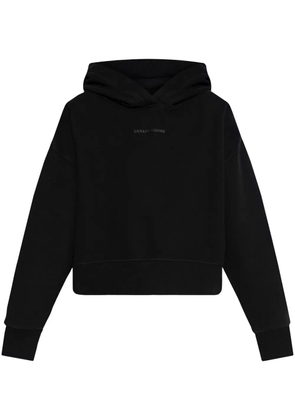 Canada Goose logo-print hoodie - Black