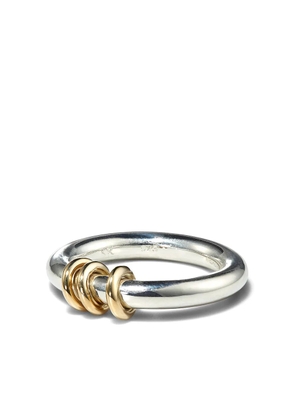 Spinelli Kilcollin 18kt yellow gold and sterling silver Kane linked ring