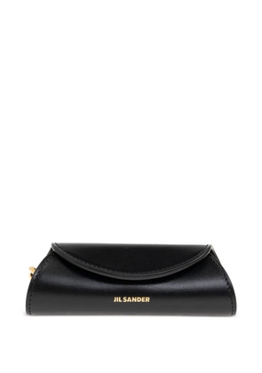 Jil Sander leather keyring - Black