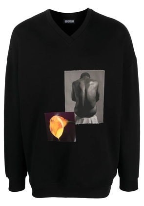 Honey Fucking Dijon x Robert Mapplethorpe graphic-print jumper - Black