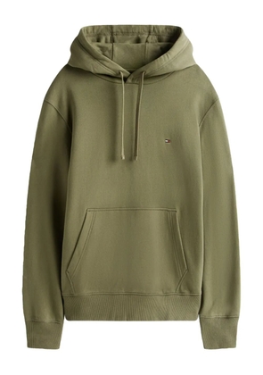 Tommy Hilfiger logo-embroidered hoodie - Green