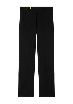 Versace belted tailored trousers - Black