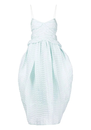 Cecilie Bahnsen flared midi dress - Blue