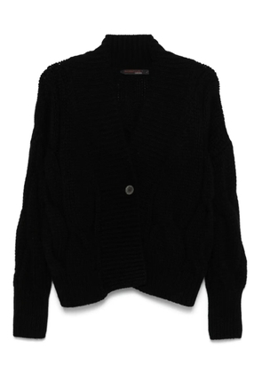 Incentive! Cashmere cable-knit cardigan - Black
