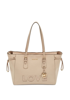 Michael Kors Voyager leather tote bag - Neutrals
