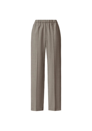 Fabiana Filippi elasticated-waist straight trousers - Grey