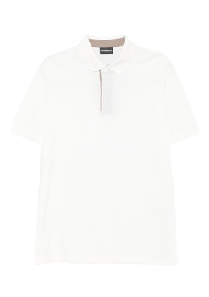 Emporio Armani cotton polo shirt - White