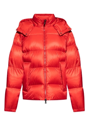 Moncler hooded quilted jacket - Red