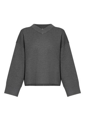 SAMSOE SAMSOE Salula V-neck sweater - Grey