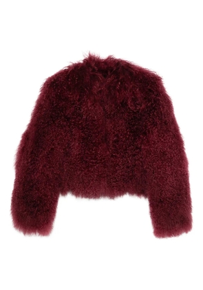 Numerootto textured single-breasted coat