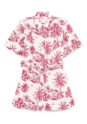 MC2 Saint Barth printed playsuit - Red
