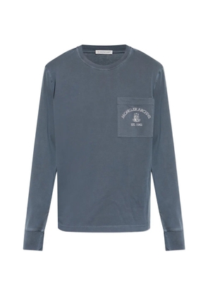 Moncler long-sleeved T-shirt - Blue