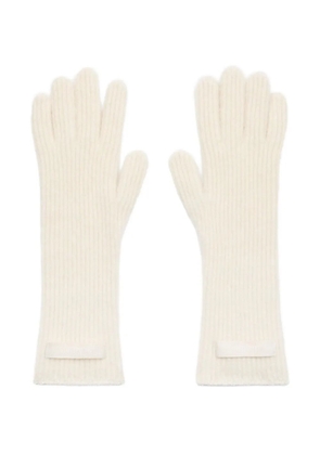 Jacquemus The Gos Grain gloves - White