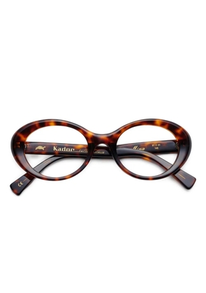 Kador round-frame glasses - Brown