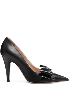 Valentino Garavani 100mm Bowow kidskin pumps - Black