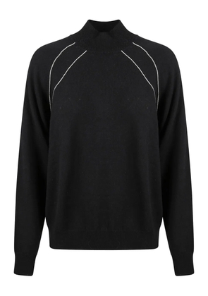 Peserico high-neck long-sleeve sweater - Black