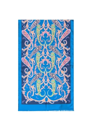 ETRO paisley-print scarf - Blue