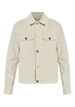 Moschino button-fastening denim jacket - Neutrals