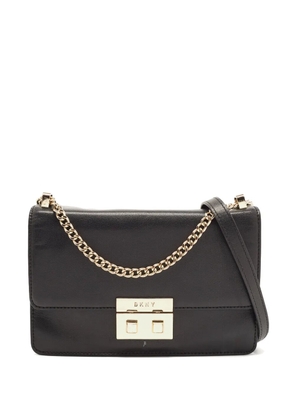 DKNY flap-lock crossbody bag - Black