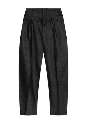Victoria Beckham high-waisted trousers - Black