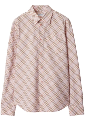Burberry checkered shirt - Pink