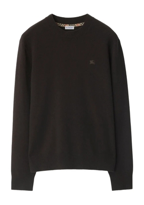 Burberry embroidered cashmere-blend sweater - Brown