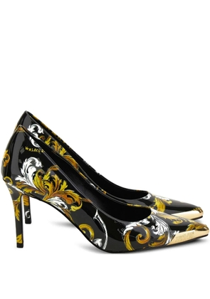 Versace Jeans Couture printed pumps - Black