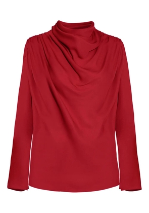 Kallmeyer Tabitha draped blouse - Red