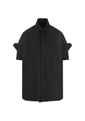 Balenciaga button-up embroidered shirt - Black