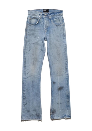 Enfants Riches Déprimés frayed-hem jeans - Blue