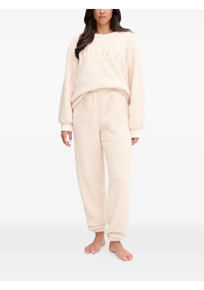 DKNY sherpa pajama set - Neutrals