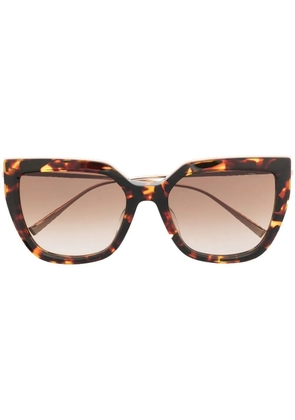 Chopard Eyewear cat-eye frame sunglasses - Brown