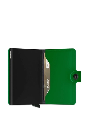Secrid leather cardholder - Green