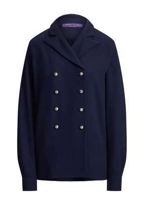 Ralph Lauren Collection double-breasted peak-lapels Terrel shirt - Blue