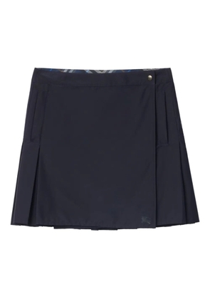 Burberry wrap mini skirt - Blue