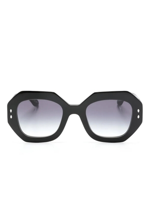 Isabel Marant Eyewear Lily geometric-frame sunglasses - Black