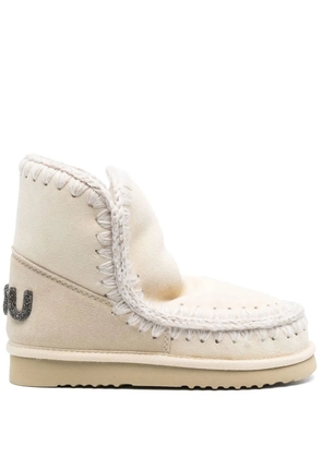 Mou Eskimo 18 glitter logo ankle boots - Neutrals