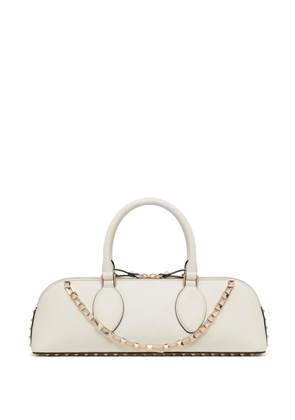 Valentino Garavani Rockstud E/W tote bag - White