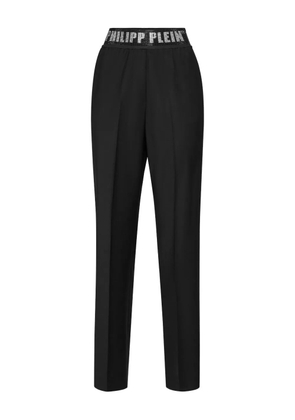 Philipp Plein embellished-waistband trousers - Black