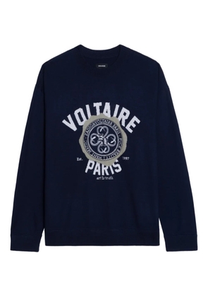 Zadig&Voltaire Blazon graphic sweater - Blue