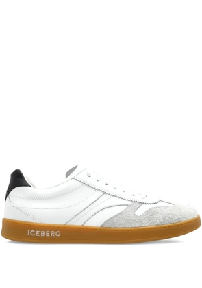 Iceberg suede-panel sneakers - White