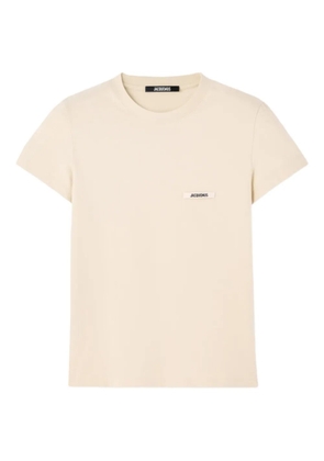 Jacquemus logo-patch t-shirt - Neutrals